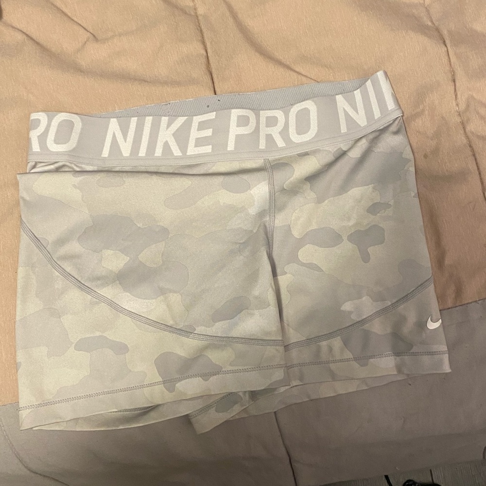 Light Grey Nike Pro Short